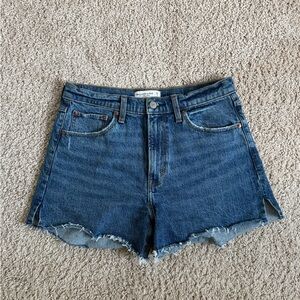 Abercrombie & Fitch Blue Jean Shorts - High Rise